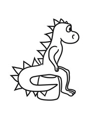 sitzend stuhl groß comic cartoon lustig clipart fliegen flügel wyvern lindwurm mystisch fantasy Drache böse