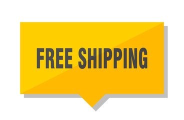 free shipping price tag