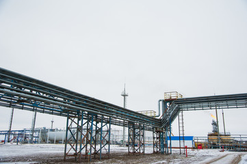 Obraz premium Oil and gas industry,refinery factory