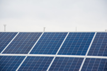 Fototapeta premium Field of solar panels
