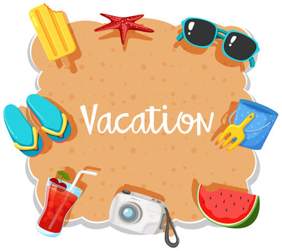 Beach Vacation Banner on Element