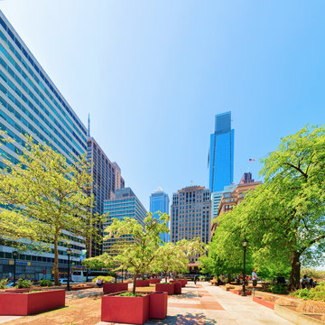 Love Park And City Center Of Philadelphia