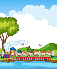 A Holiday Trip by Train