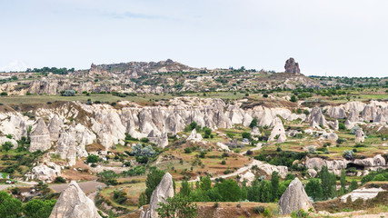 Fototapeta na wymiar mountain panorama in Goreme National Park