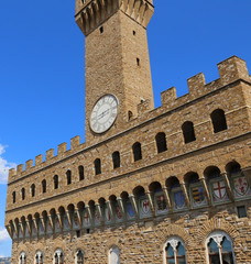 Fototapeta premium Florence Italy The old Palace also called Palazzo Vecchio