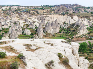 Fototapeta na wymiar viewpoint in Goreme National Park in Cappadocia