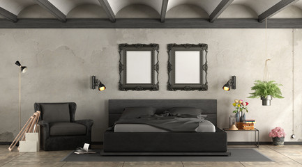 Black master bederoom