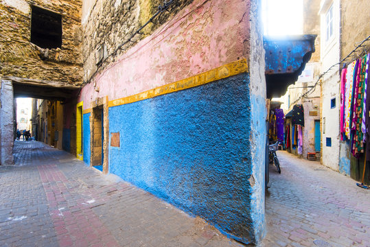 Medina District of Essaouira in Morocco