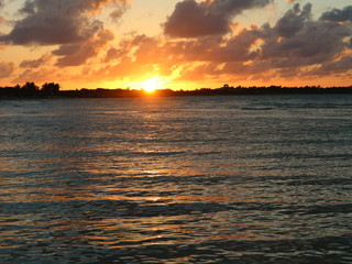 Sonnenuntergang auf Cayo Coco, Kuba