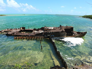 Bootswrack auf Kuba, Karibik