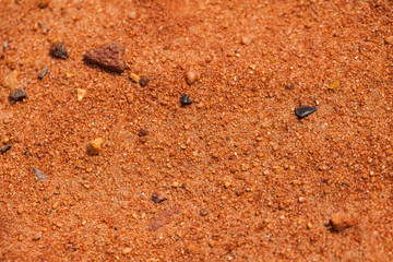 orange sand close-up. background