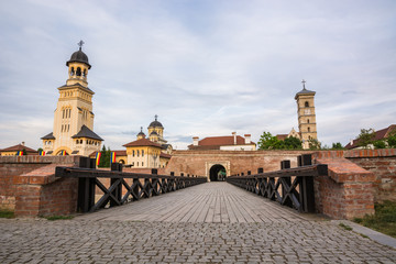 A Bridge Leading to a Military Gate of the Citadel of Alba Iulia