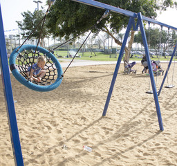 Fototapeta premium Little smiling toddler