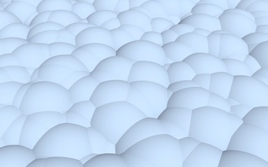 3d rendering picture of blue balls. Abstract wallpaper and background.