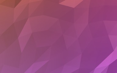 Fototapeta premium Abstract triangle geometrical pink background. Geometric origami style with gradient