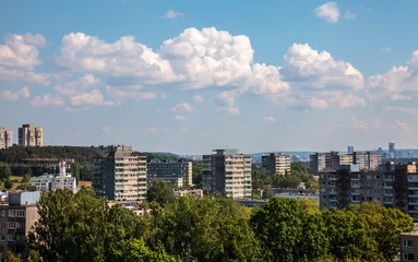 Fototapeta premium Residential Houses in Vilnius