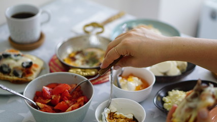 traditional breakfast omelette 
