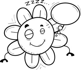 Cartoon Flower Dreaming
