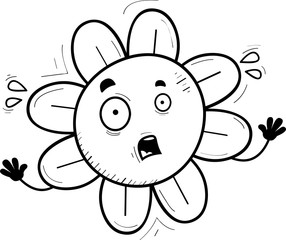 Scared Cartoon Flower