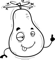Drunk Cartoon Pear
