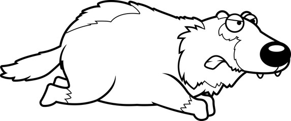 Angry Cartoon Wolverine