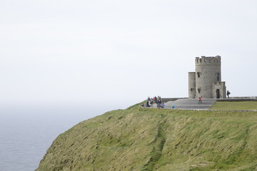 O'Brien's Tower on highest point of Cliffs of Moher