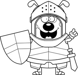 Cartoon Dog Knight Idea