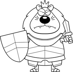 Angry Cartoon Lion King Armor