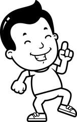 Cartoon Boy Dancing
