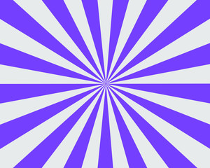 Flat Blue Sunburst rays sunbeam background vector