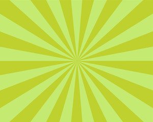 Flat Yellow Sunburst rays sunbeam background vector