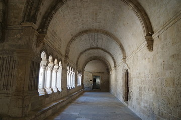 Interior at Abbaye de Montmajour in Provence in France
