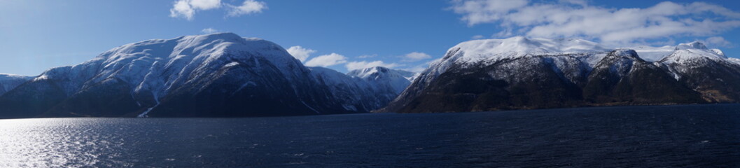Fototapeta na wymiar Sognefjord in Norwegen