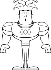 Cartoon Surprised Jester