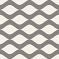 Vector seamless pattern. Modern stylish abstract texture. Repeating geometric tiles..