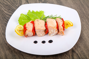 Salmon Skewer