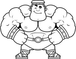 Cartoon Hercules Confident
