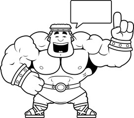 Cartoon Hercules Talking