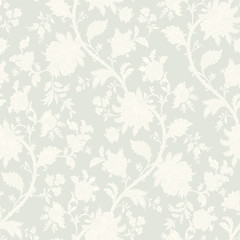 Seamless pattern with floral ornament