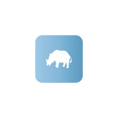 boar icon. flat design