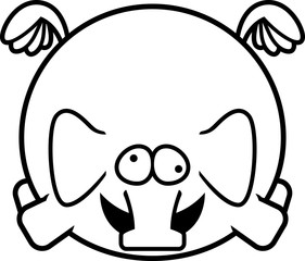 Crazy Cartoon Elephant