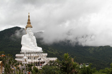 Thai temple, Wat Phra That Pha Son Kaew, Phetchabun, Thailand.