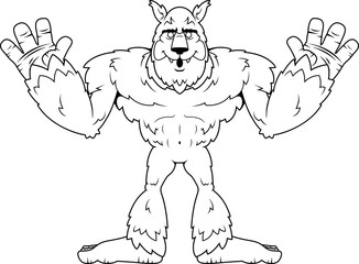 Cartoon Werewolf Surrender