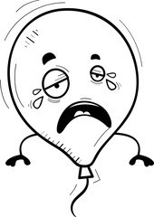 Cartoon Balloon Crying