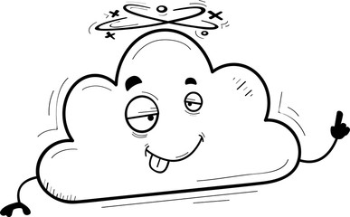 Drunk Cartoon Cloud