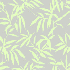 Elegance seamless leaves pattern