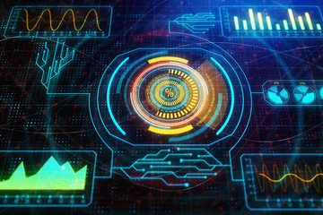 Future, innovation and display concept