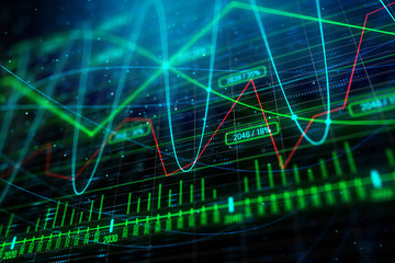 Creative green forex texture