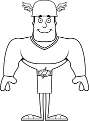 Cartoon Smiling Hermes