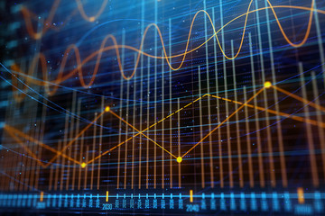 Creative glowing forex backdrop